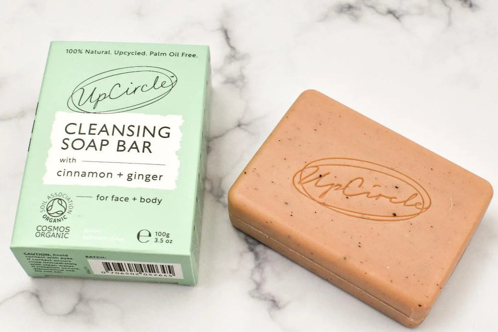 UpCircle Cleansing Chai Soap Bar - Cinnamon & Ginger 