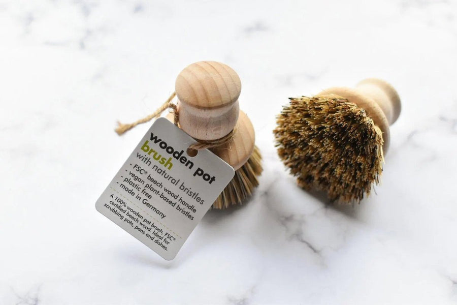 Wooden Pot Brush