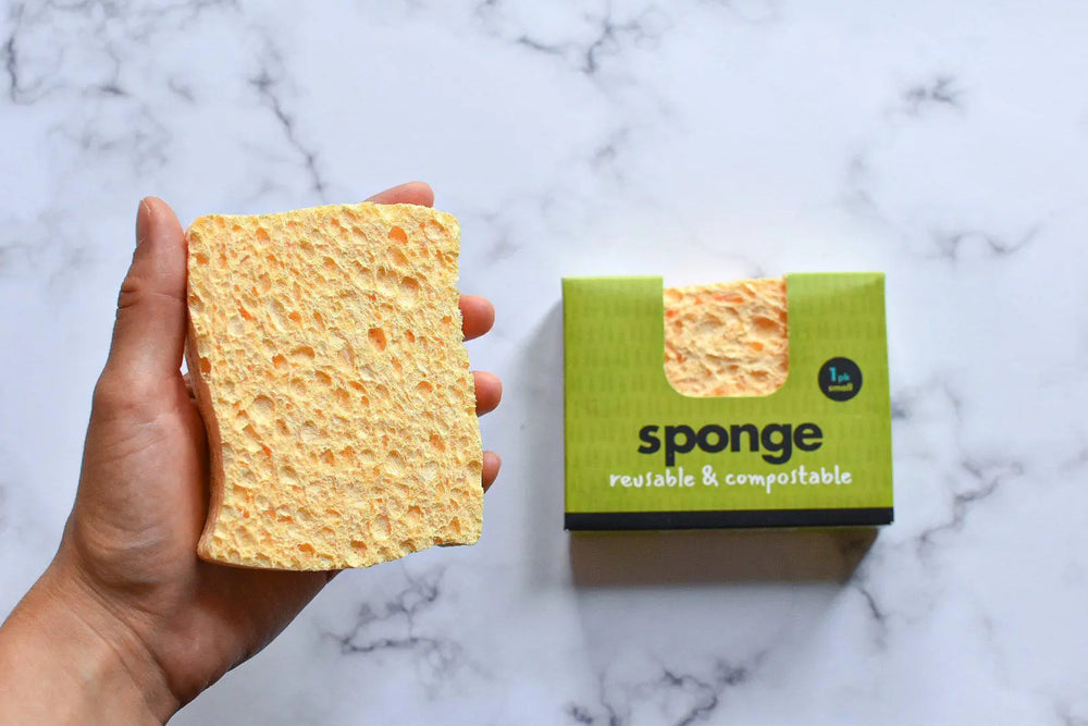 Plastic Free Compostable Sponge-Green Pear Eco