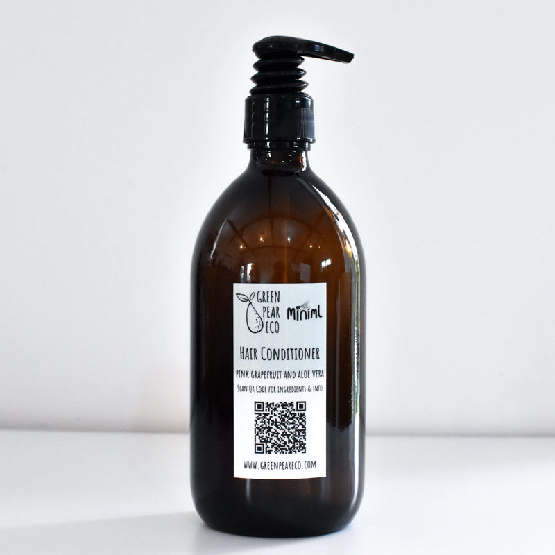 Plastic Free Conditioner with Bottle-Green Pear Eco