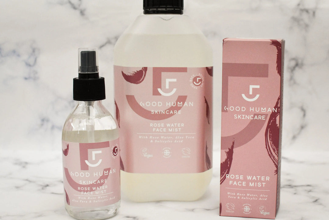 Refill Rose Water Face Mist by Good Human Skincare - Essex/Suffolk/Cambs Delivery