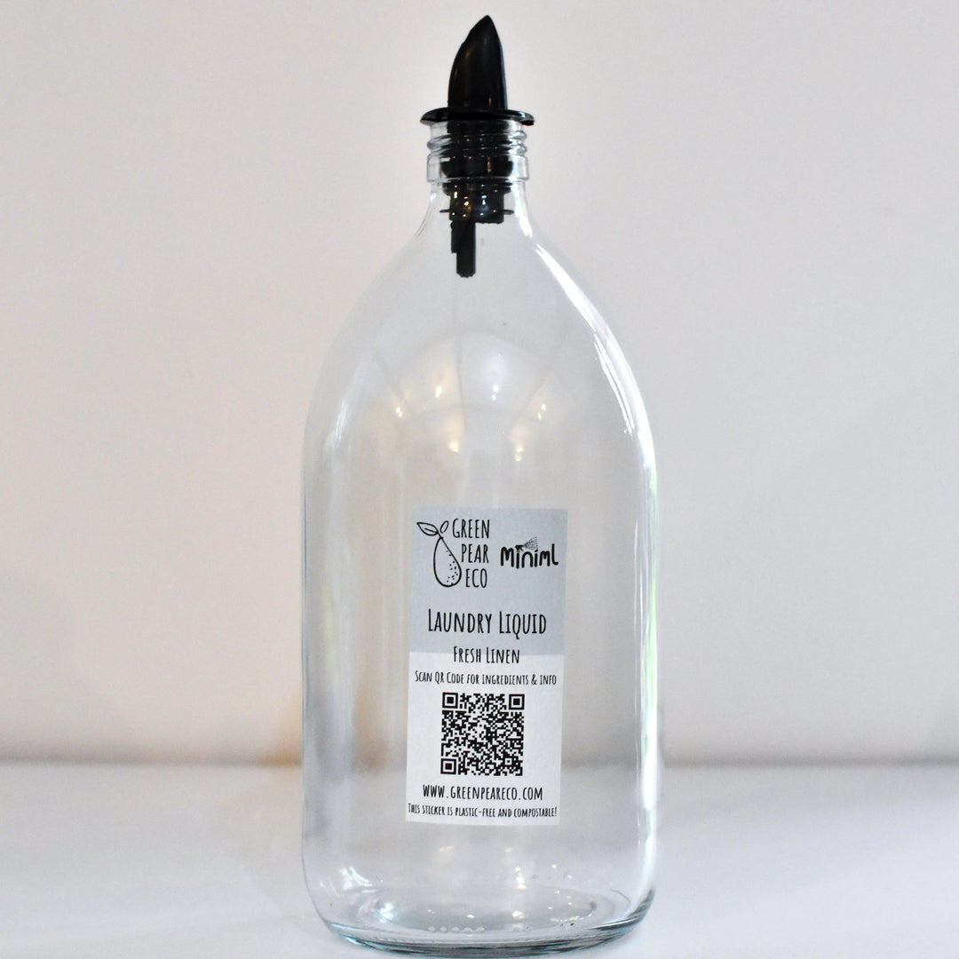 Plastic Free Laundry Liquid with Bottle-Green Pear Eco