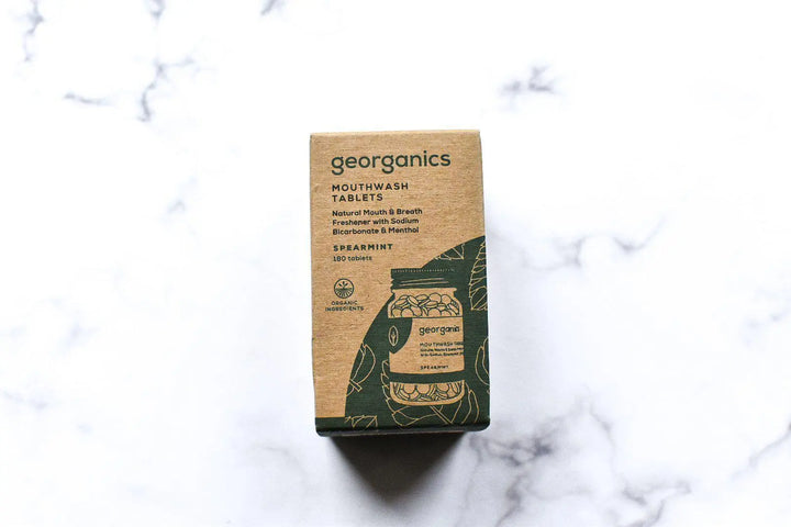 Plastic Free Mouthwash Tablets-Green Pear Eco