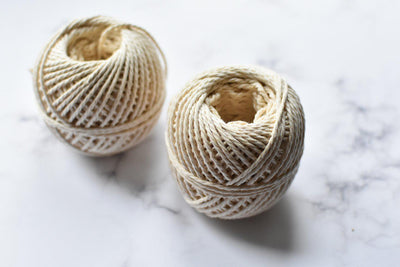 Plastic Free Recycled Natural Cotton Twine-Green Pear Eco