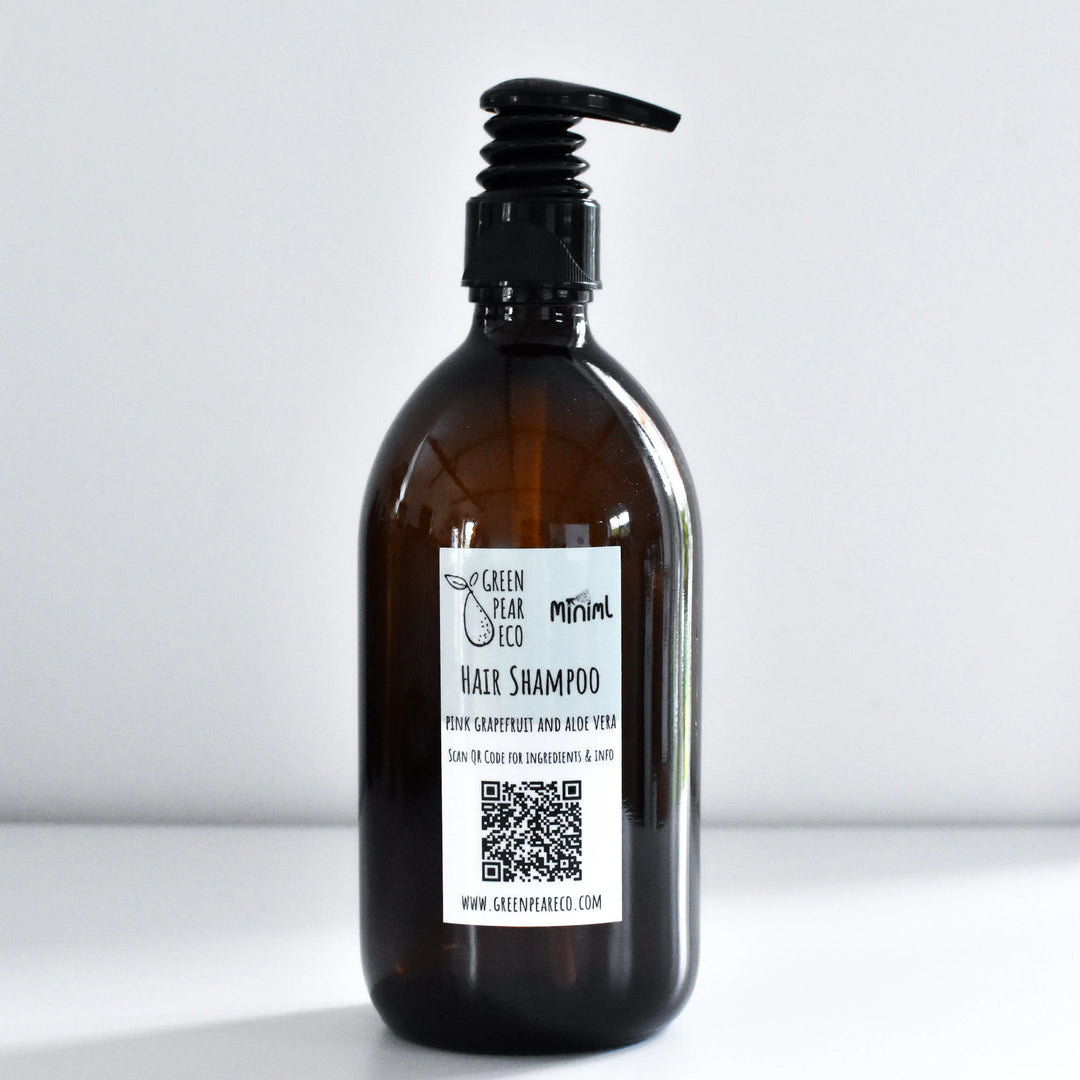 Plastic Free Shampoo with Bottle-Green Pear Eco