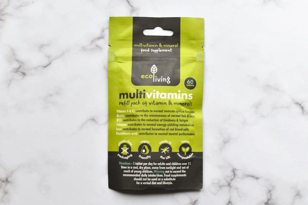 Plastic Free Vegan Multivitamins-Green Pear Eco