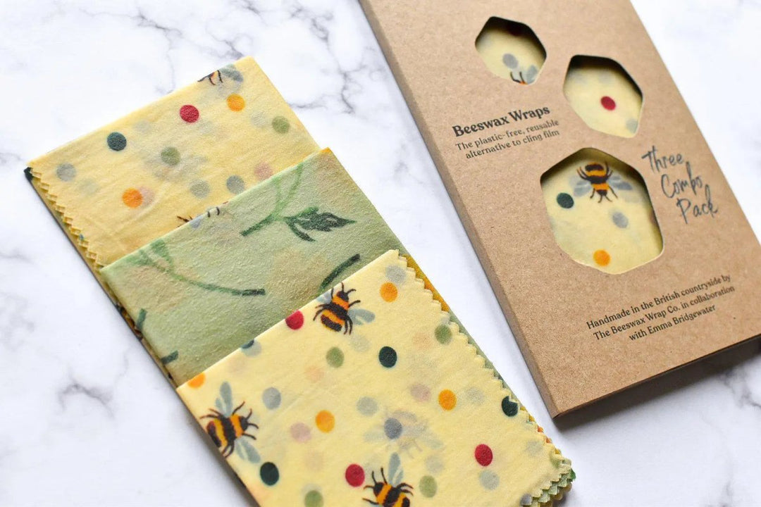 Beeswax Wraps - Emma Bridgewater - Bees &amp; Buttercups