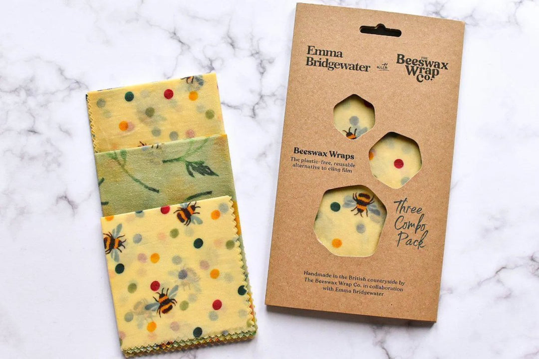 Beeswax Wraps - Emma Bridgewater - Bees &amp; Buttercups