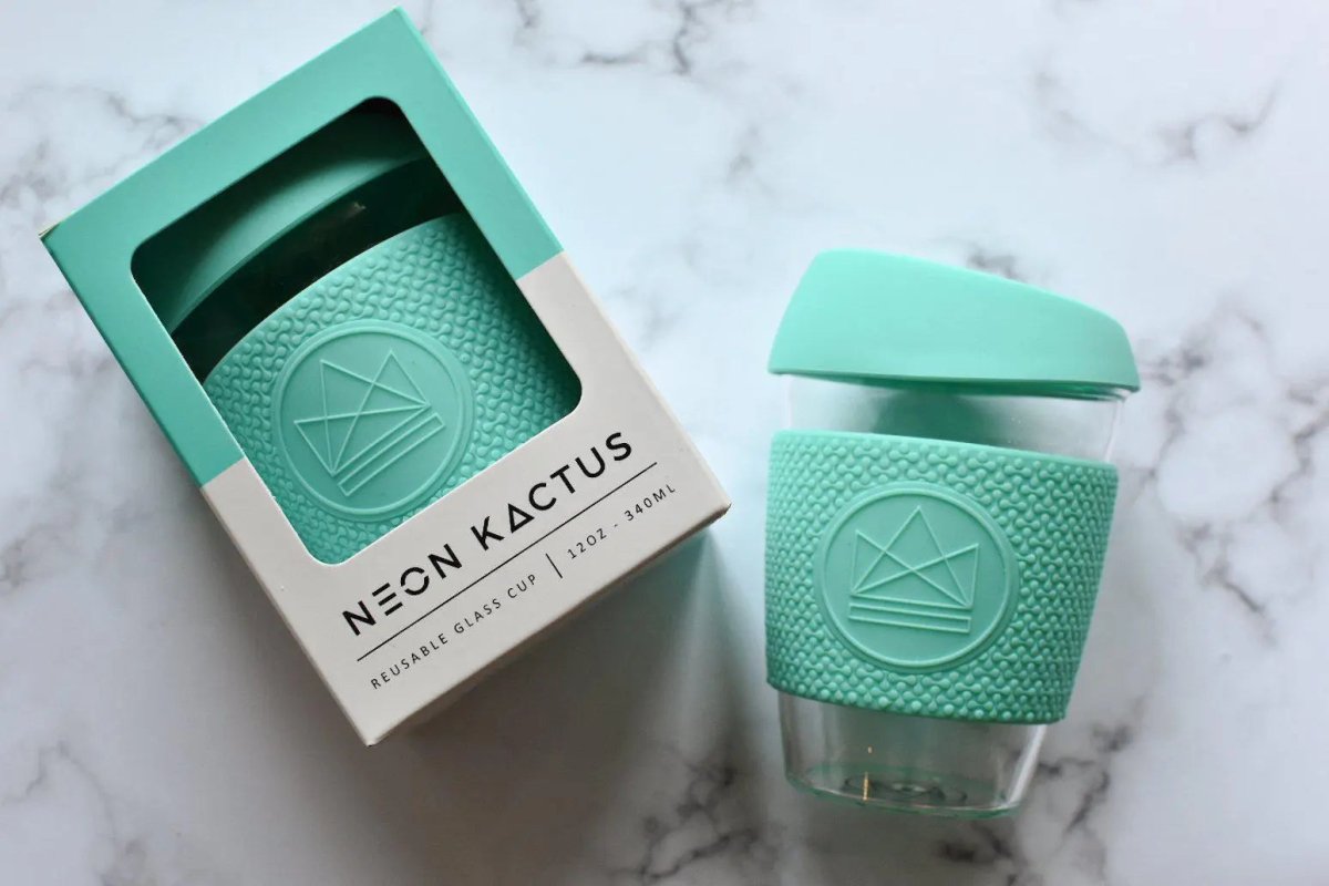 Reusable Glass Coffee Cup
